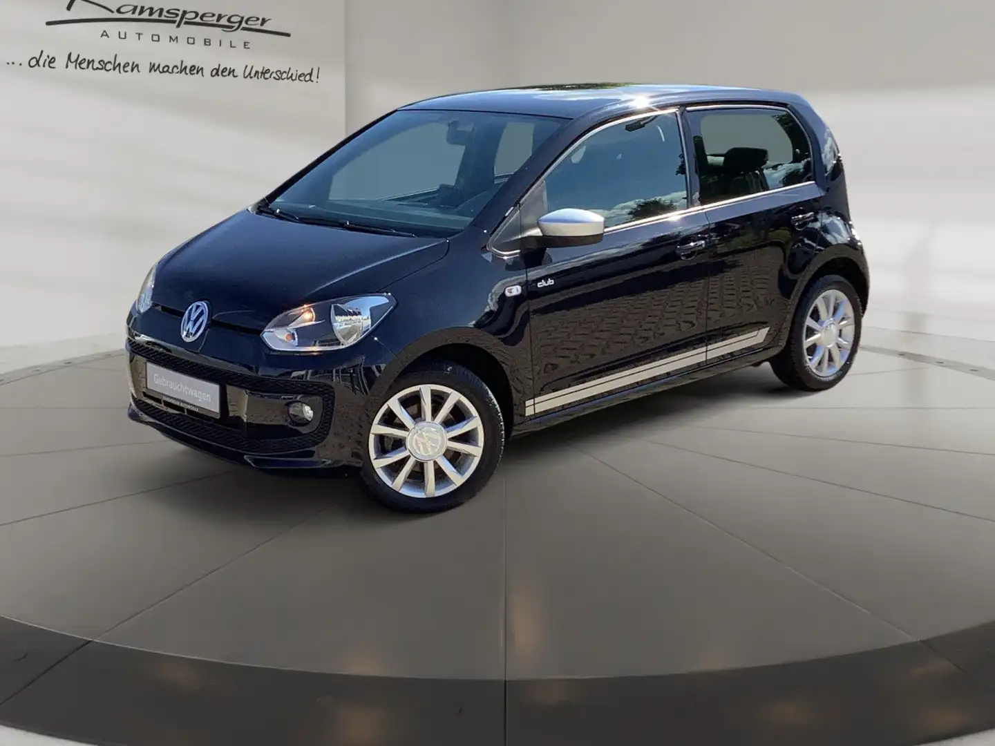 Volkswagen up! 1.0 club up! Klima Navi SHZ Schwarz - 2