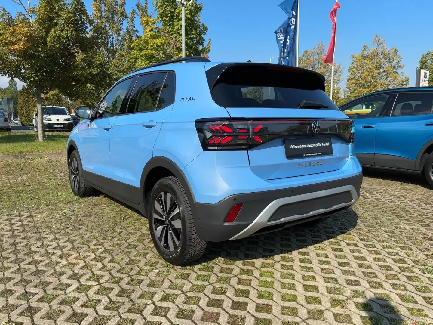 Volkswagen T-Cross GOAL 1.0 TSI 95 PS AHZV REAR-VIEW Bleu - 2