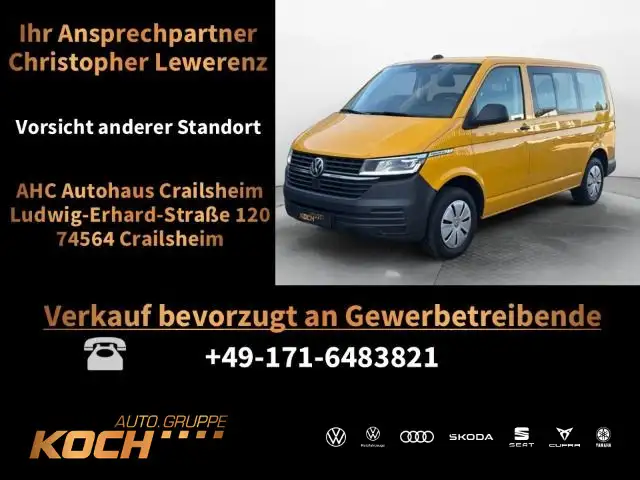 Volkswagen T6.1 Caravelle 2.0 TDI AHK LED Klimaauto.