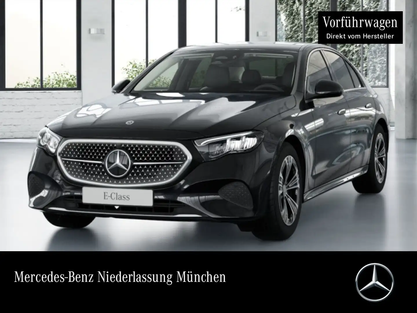 Mercedes-Benz E 200 d Avantgarde Distr. LED Kamera Spurhalt-Ass Zwart - 1