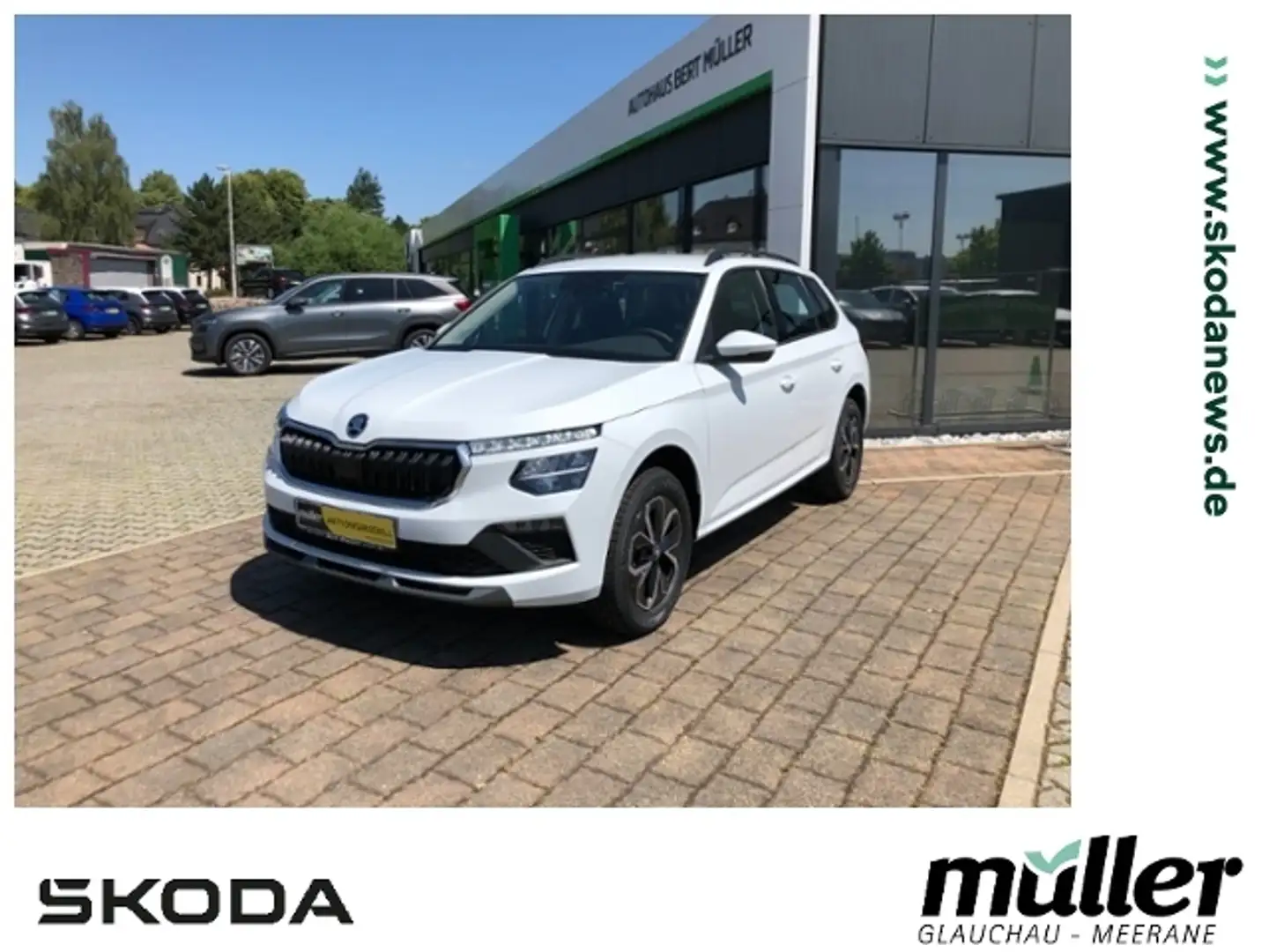 Skoda Kamiq TSI 5-Jahre Garantie LED PDC Kamera Weiß - 1