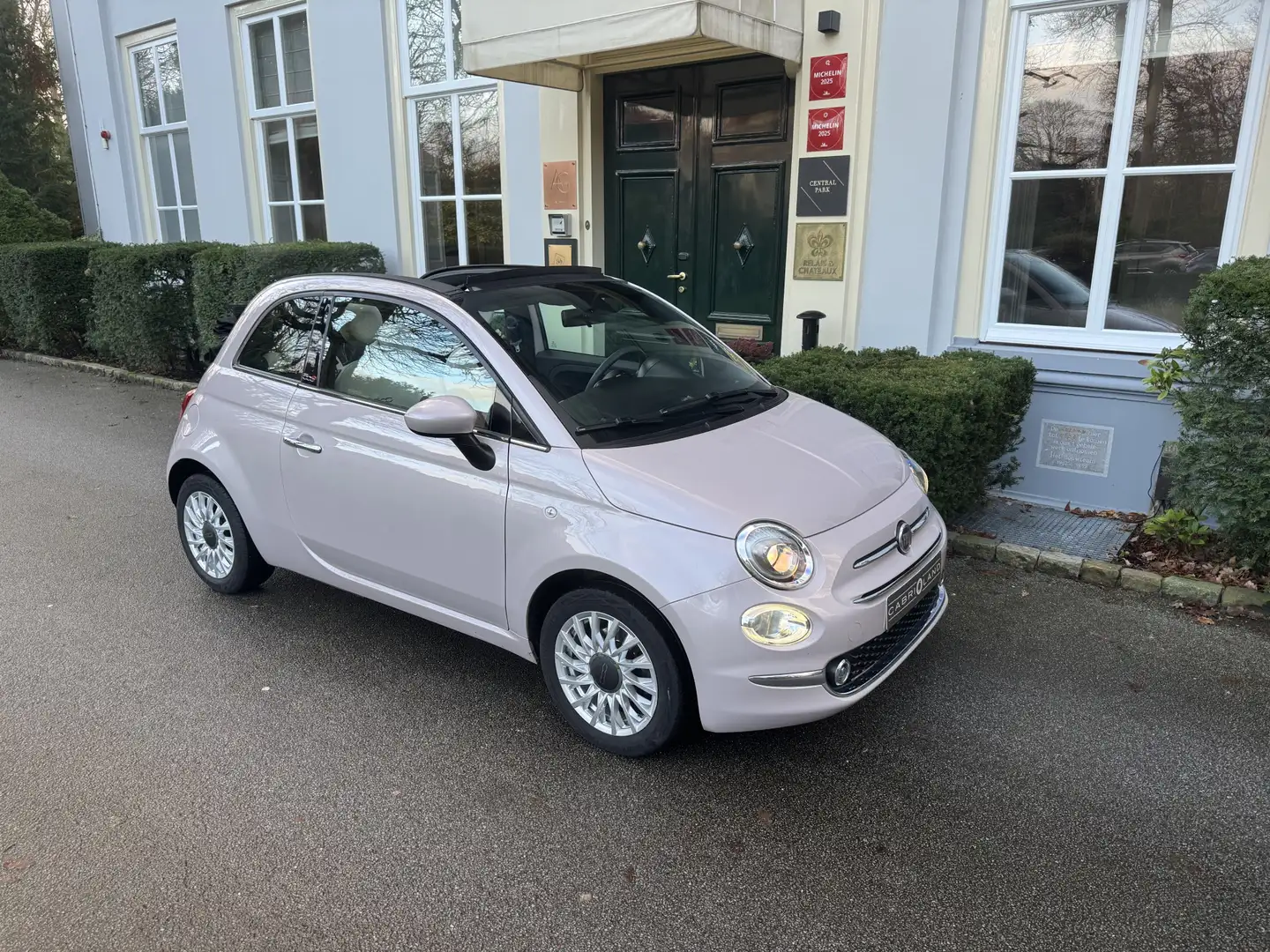 Fiat 500C 1.2, Half leder Weiß - 1