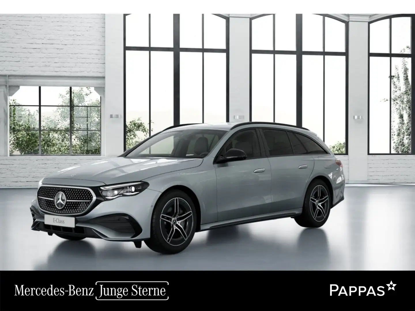 Mercedes-Benz E 300 de 4MATIC T-Modell Wide PTS Distr SHZ Airm Argent - 1