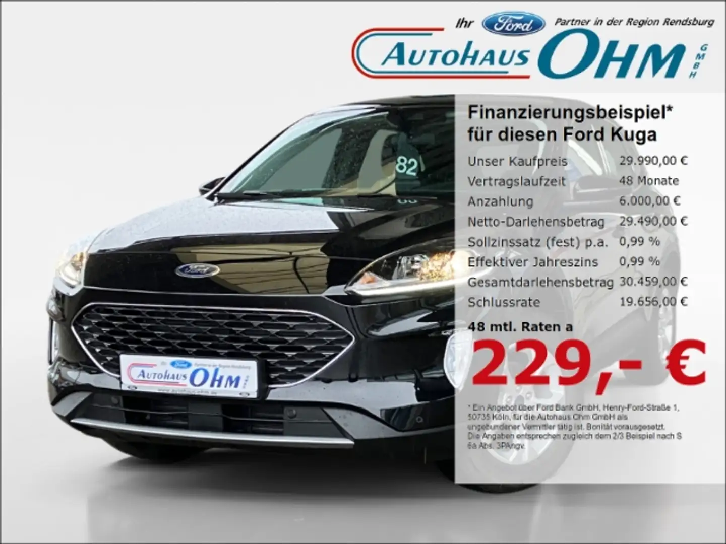 Ford Kuga Cool & Connect 2.5 PHEV - NAVI - SHZ - Schwarz - 1