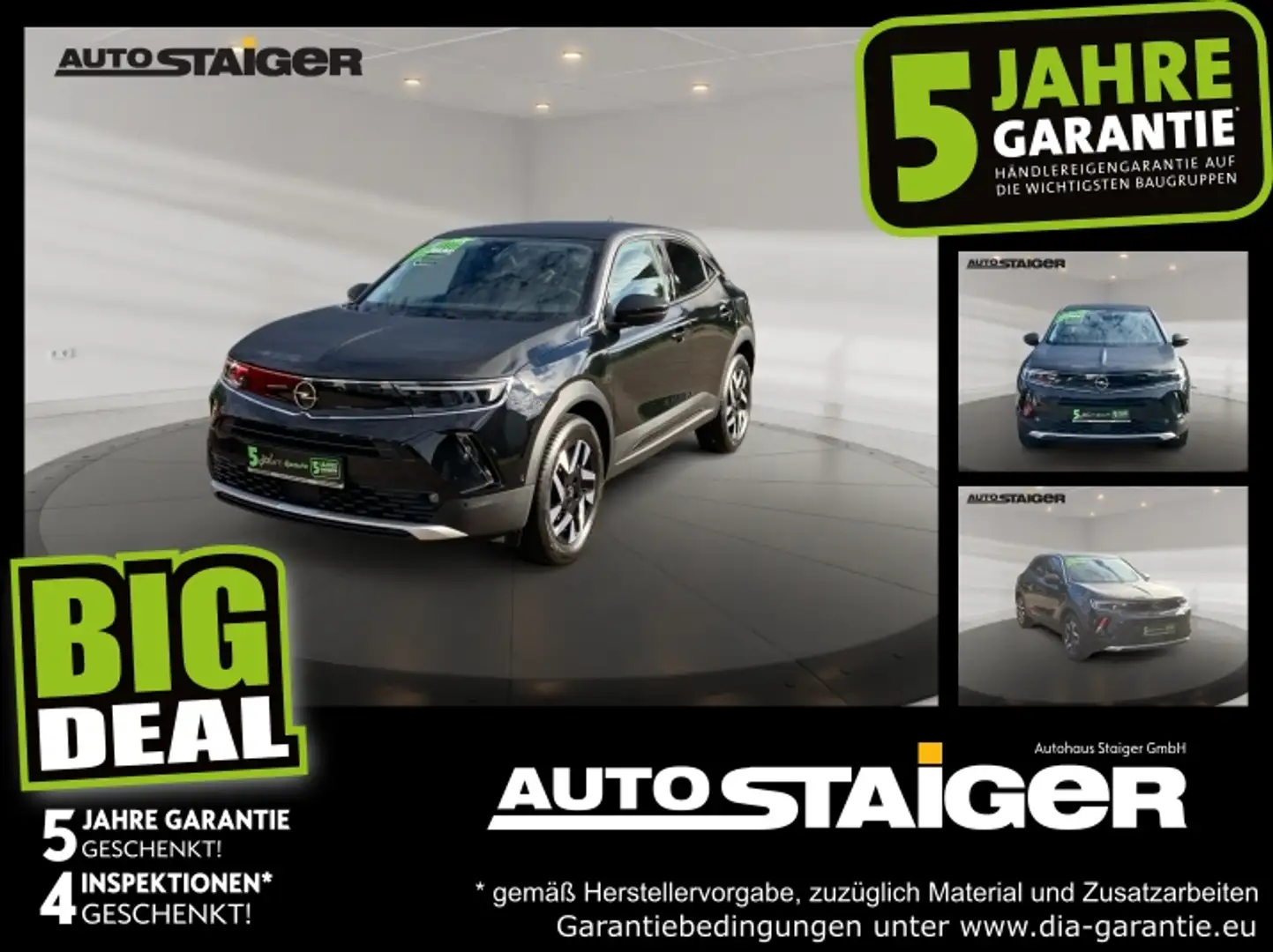 Opel Mokka 1.2 Turbo Elegance FLA SpurW LM KAM LED Negro - 1