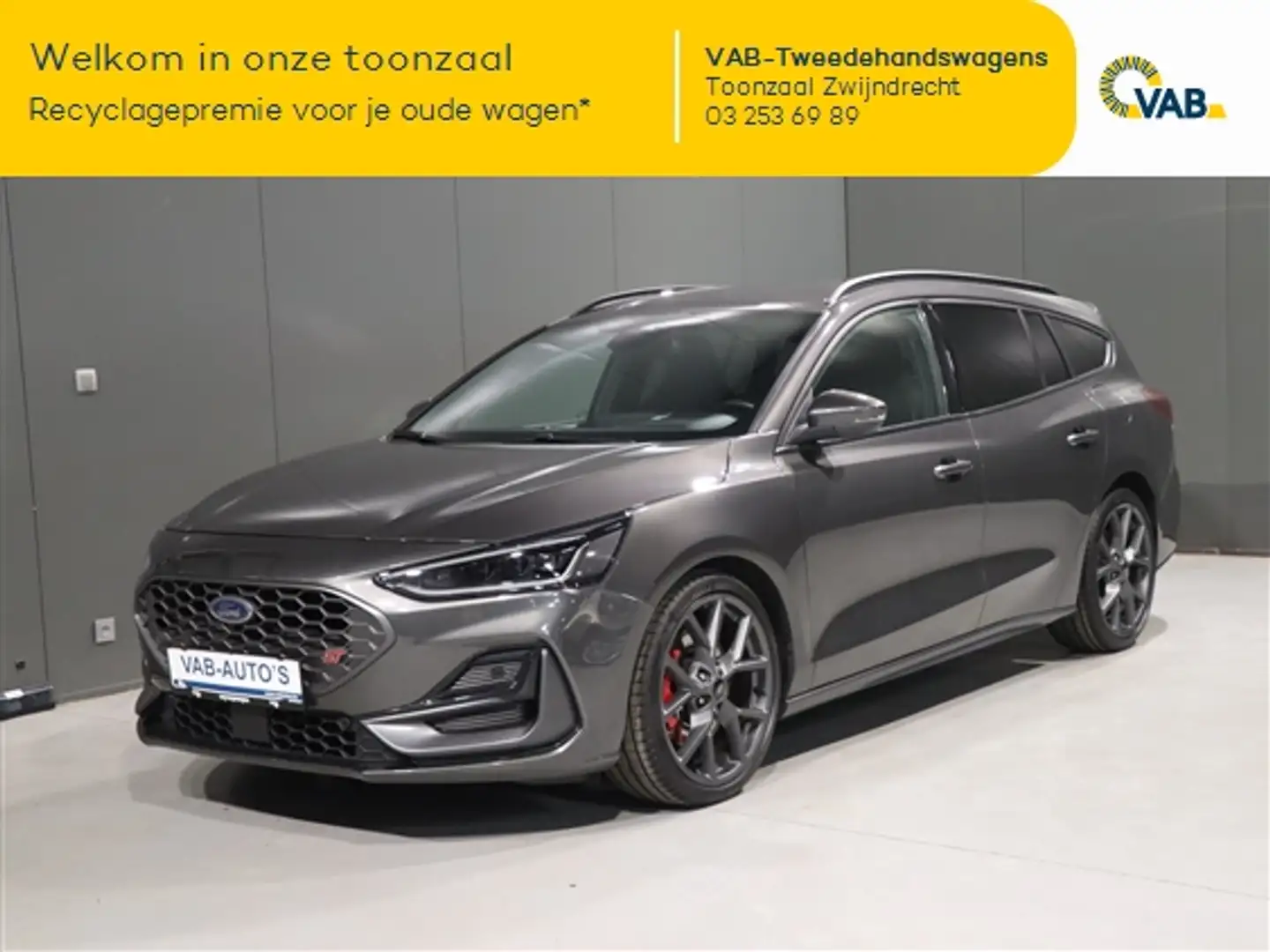 Ford Focus ST 2.3 ECOBOOST 280 PK Gris - 1