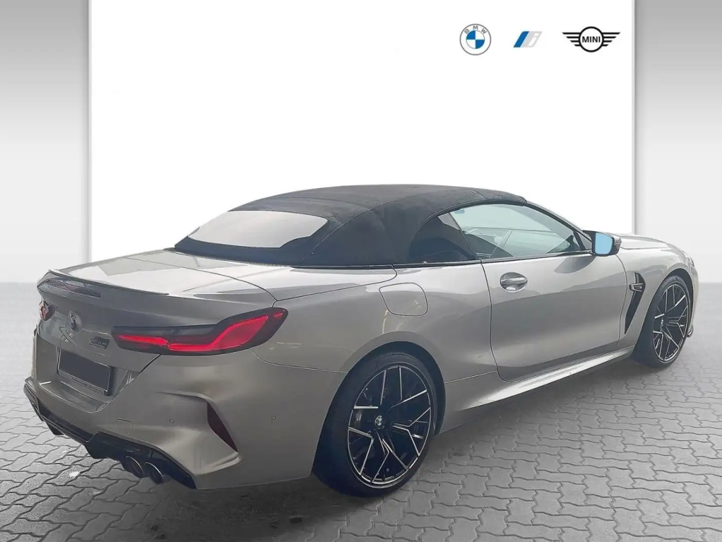 BMW M8 Cabriolet 628Ch Vision nocturne N&B Surround Head- Argent - 2