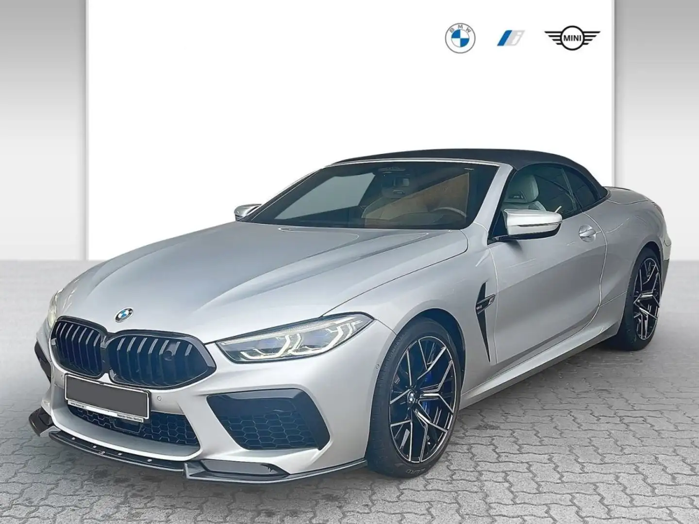 BMW M8 Cabriolet 628Ch Vision nocturne N&B Surround Head- Zilver - 1