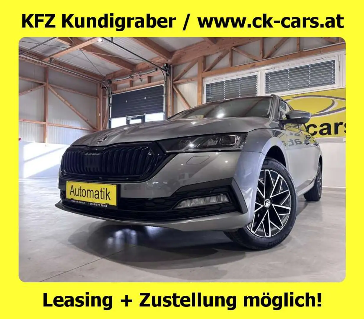 Skoda Octavia 2,0DSG BLACK EDITION VIRTUAL COCKPIT MATRIX-BEAM STANDHEIZUNG RÜCKFAHRKAMERA ANHÄNGEKUPPLUNG Grau - 1