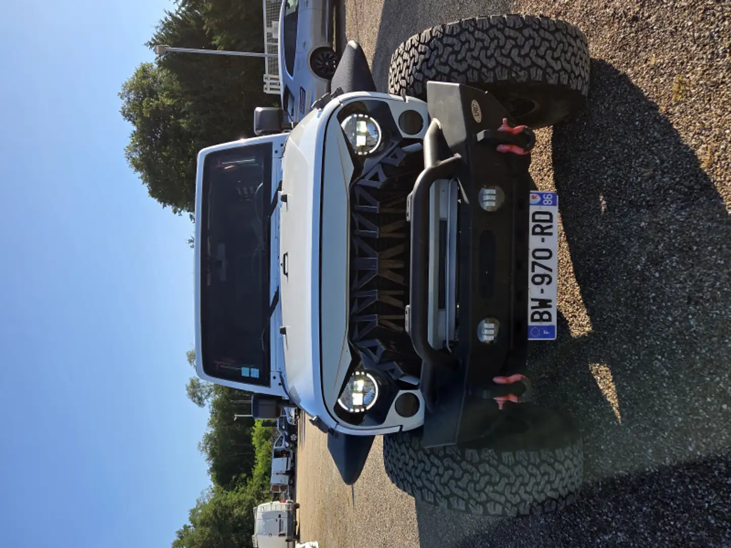 Jeep Wrangler 2.8 CRD 200CH FAP SAHARA Weiß - 2