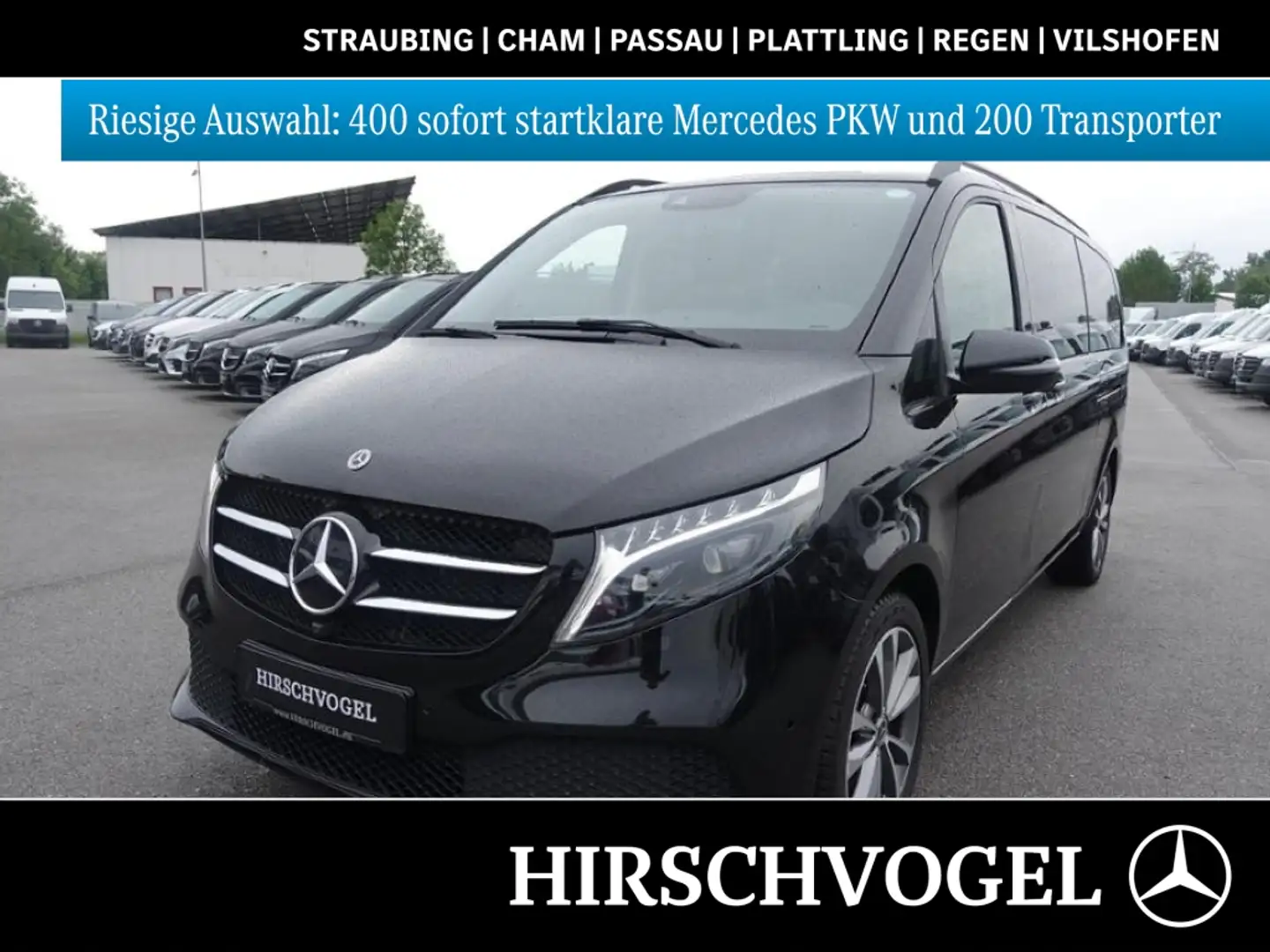 Mercedes-Benz V 300 d AVANTGARDE extralang AIRMATIC 2xel.Türe Schwarz - 1
