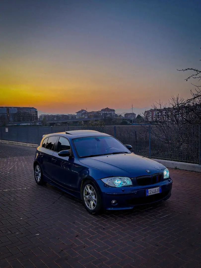 BMW 120 120d Futura Bleu - 1