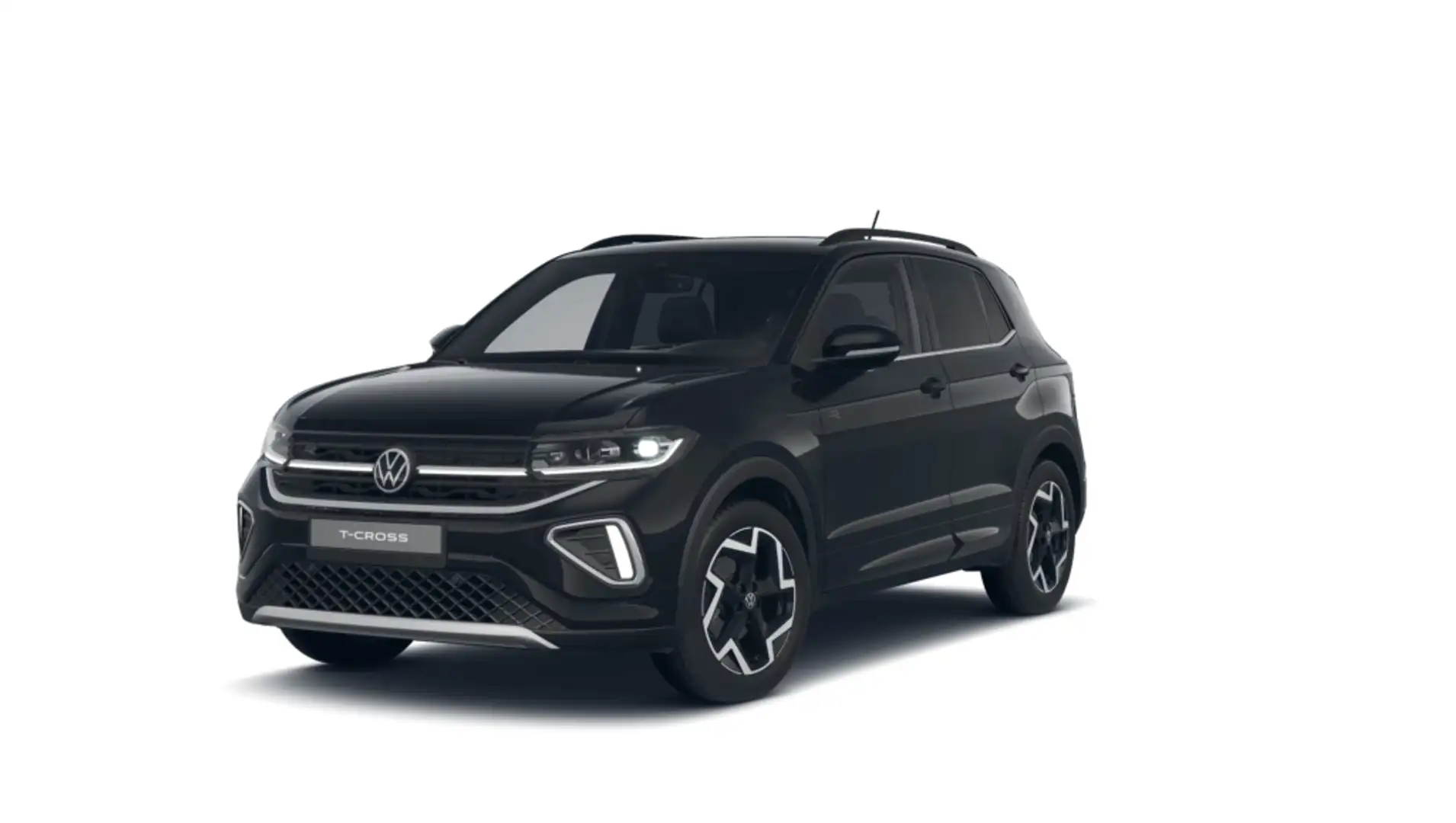 Volkswagen T-Cross 1.0 TSI R-Line 85kW Negro - 1
