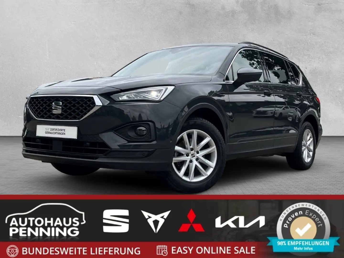 SEAT Tarraco 1.5 TSI ACT STYLE AHK LED GRA FULL LINK KAMERA Grau - 1