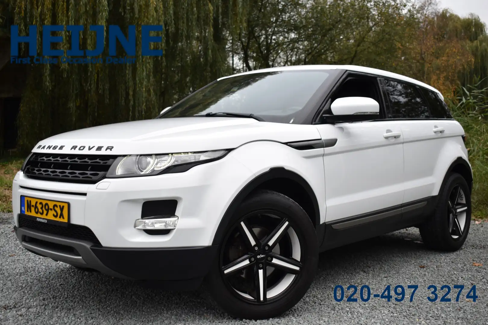 Land Rover Range Rover Evoque 2.0 Si 240PK 4WD PURE LEDER/CRUISE/MERIDIAN-AUDIO Blanc - 1