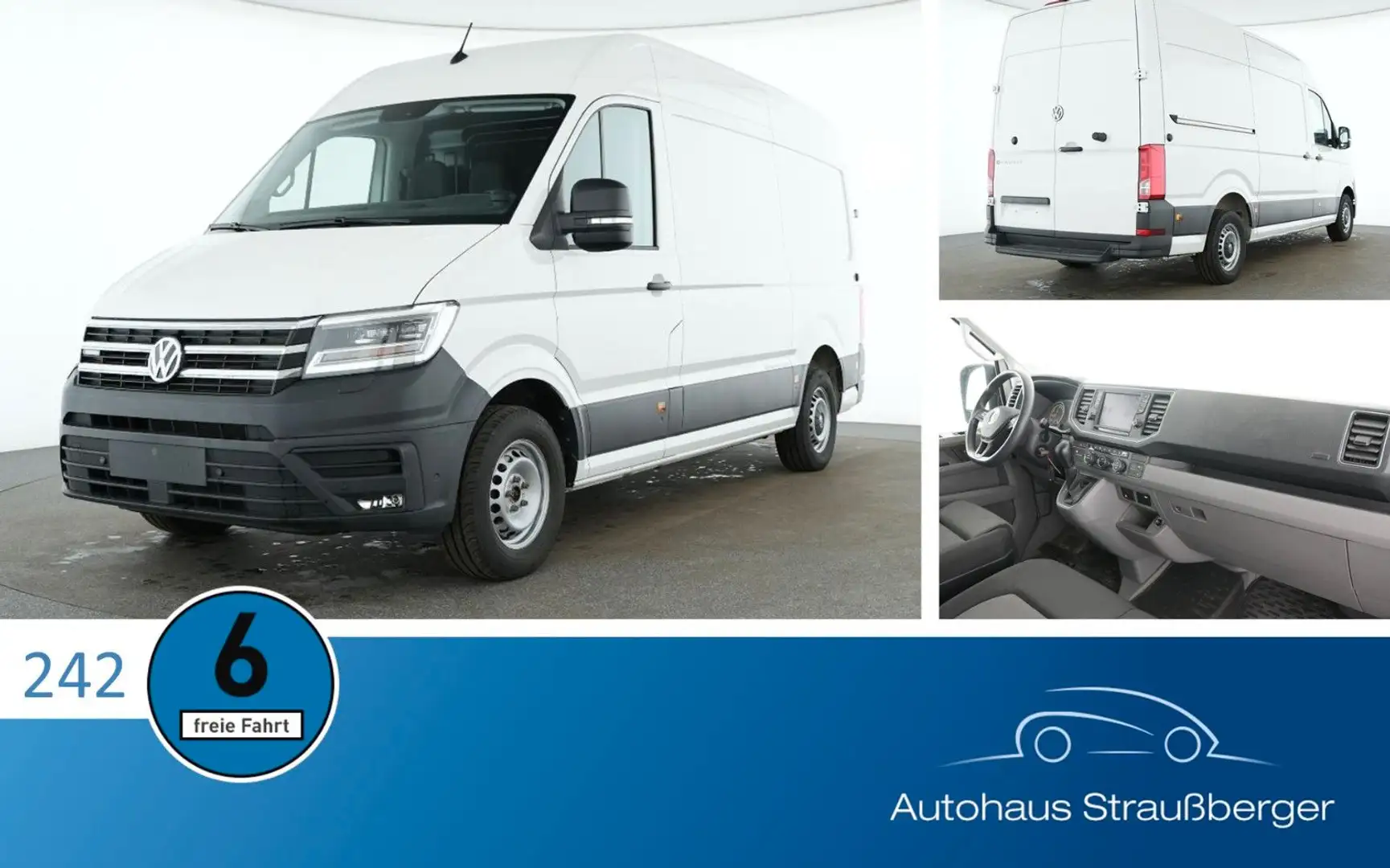 Volkswagen Crafter E-Crafter Kasten mittellang Hochdach Temp DAB+ Blanco - 1