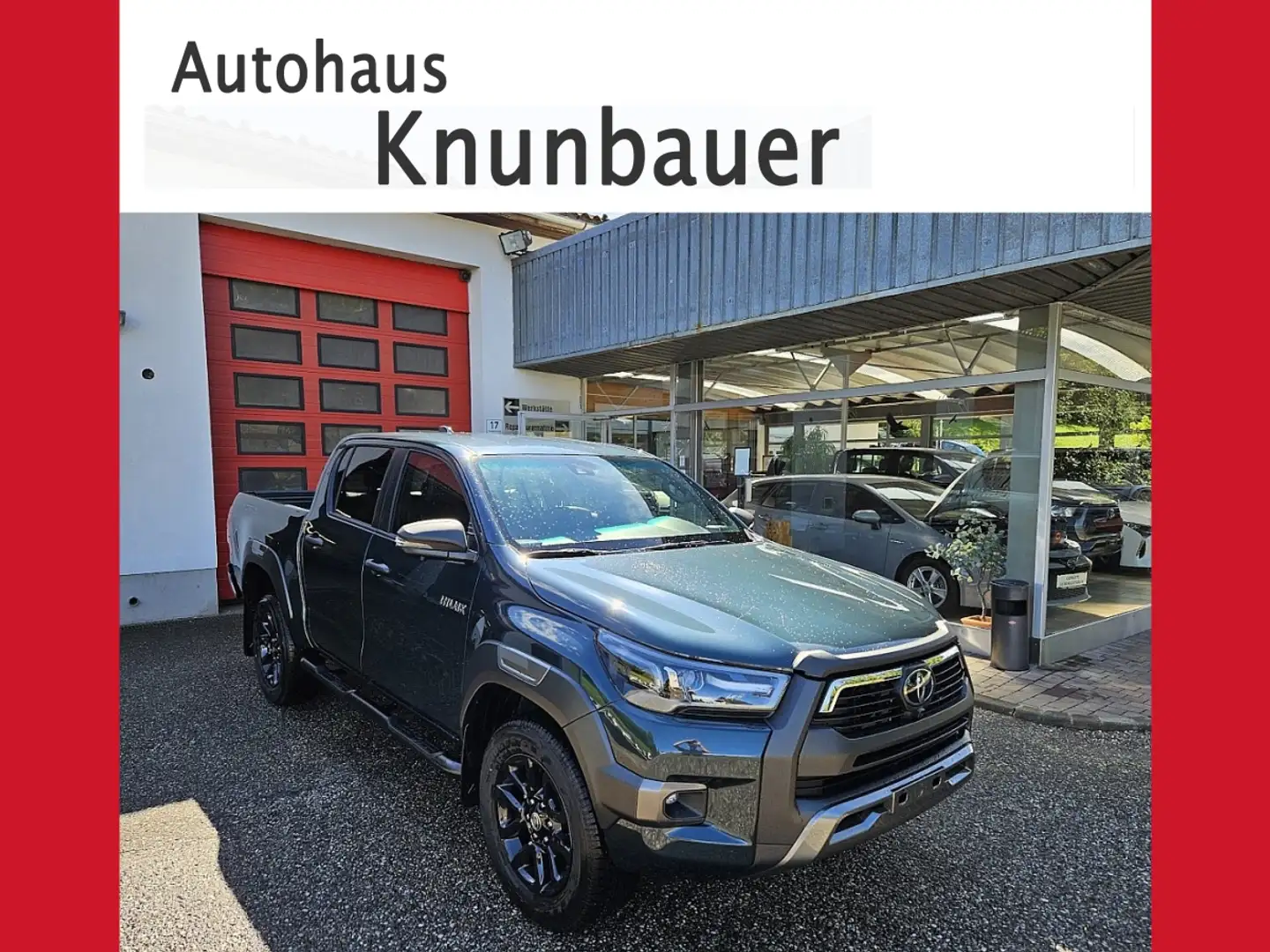 Toyota Hilux DK Invincible 4WD 2,8 D-4D MHEV Aut. Grün - 1