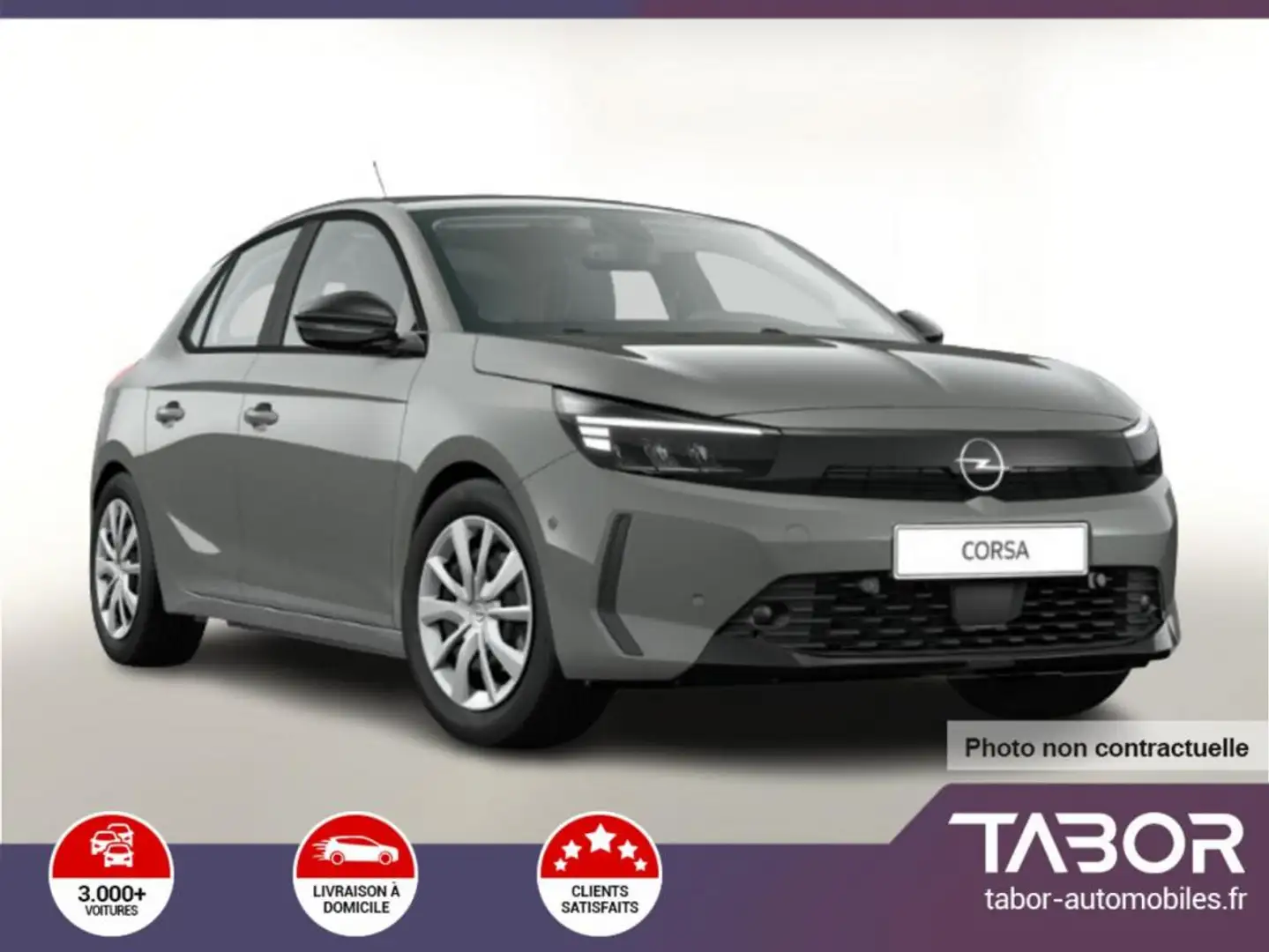 Opel Corsa 1.2 Turbo 100 Edition LED régulateur Gris - 1