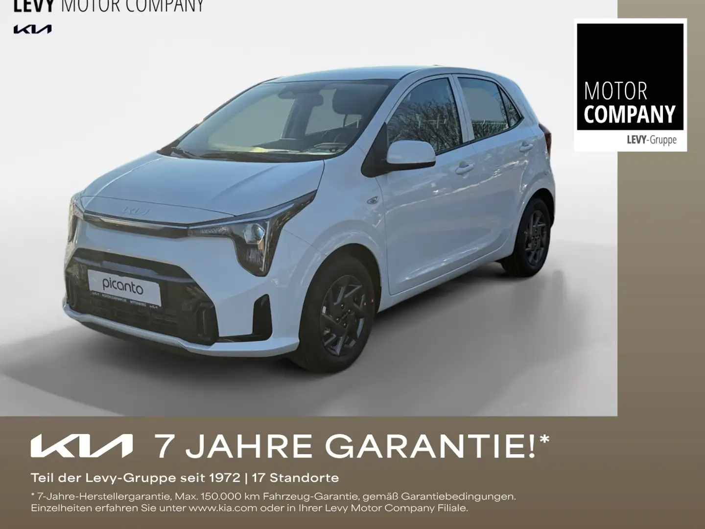 Kia Picanto 1.0 Vision Klima Navi PDC Kamera Sofort Weiß - 1