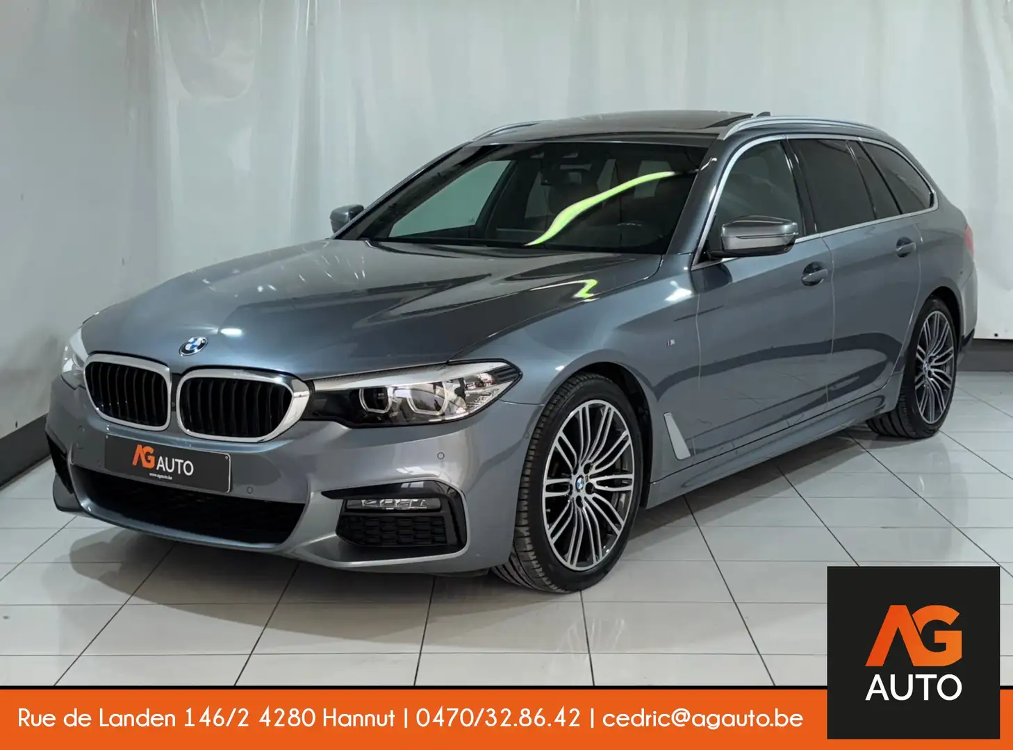 BMW 518 dA Touring * LED * Carplay * Pano * Pack M Gri - 1