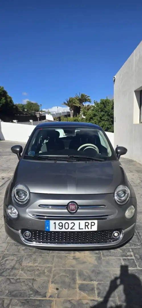 Fiat 500 1.0 Hybrid Cult 52kW Gris - 1