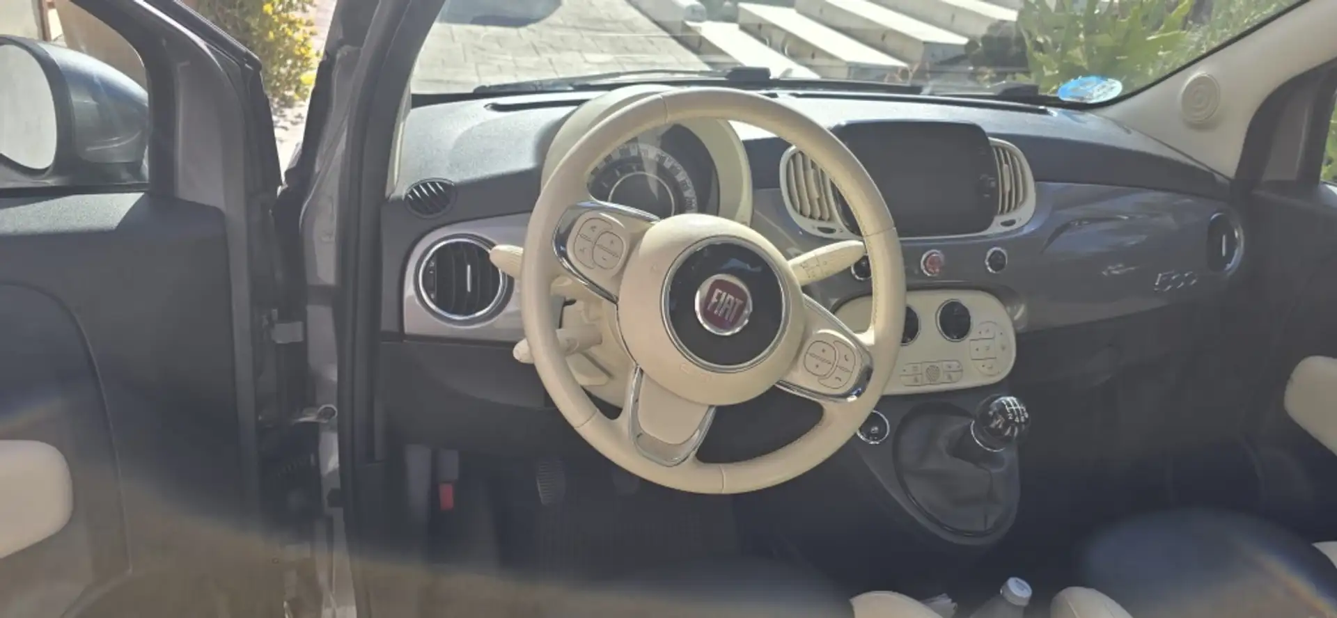 Fiat 500 1.0 Hybrid Cult 52kW Gris - 2