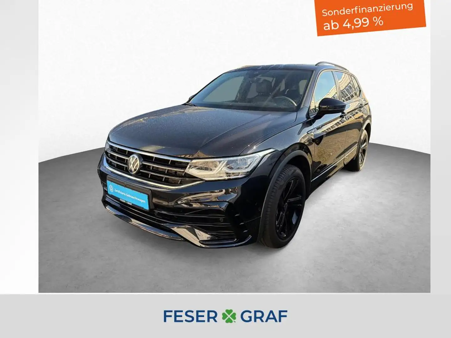 Volkswagen Tiguan Allspace R-Line Tiguan L 2.0 R-L DT142TDI D7A Schwarz - 1