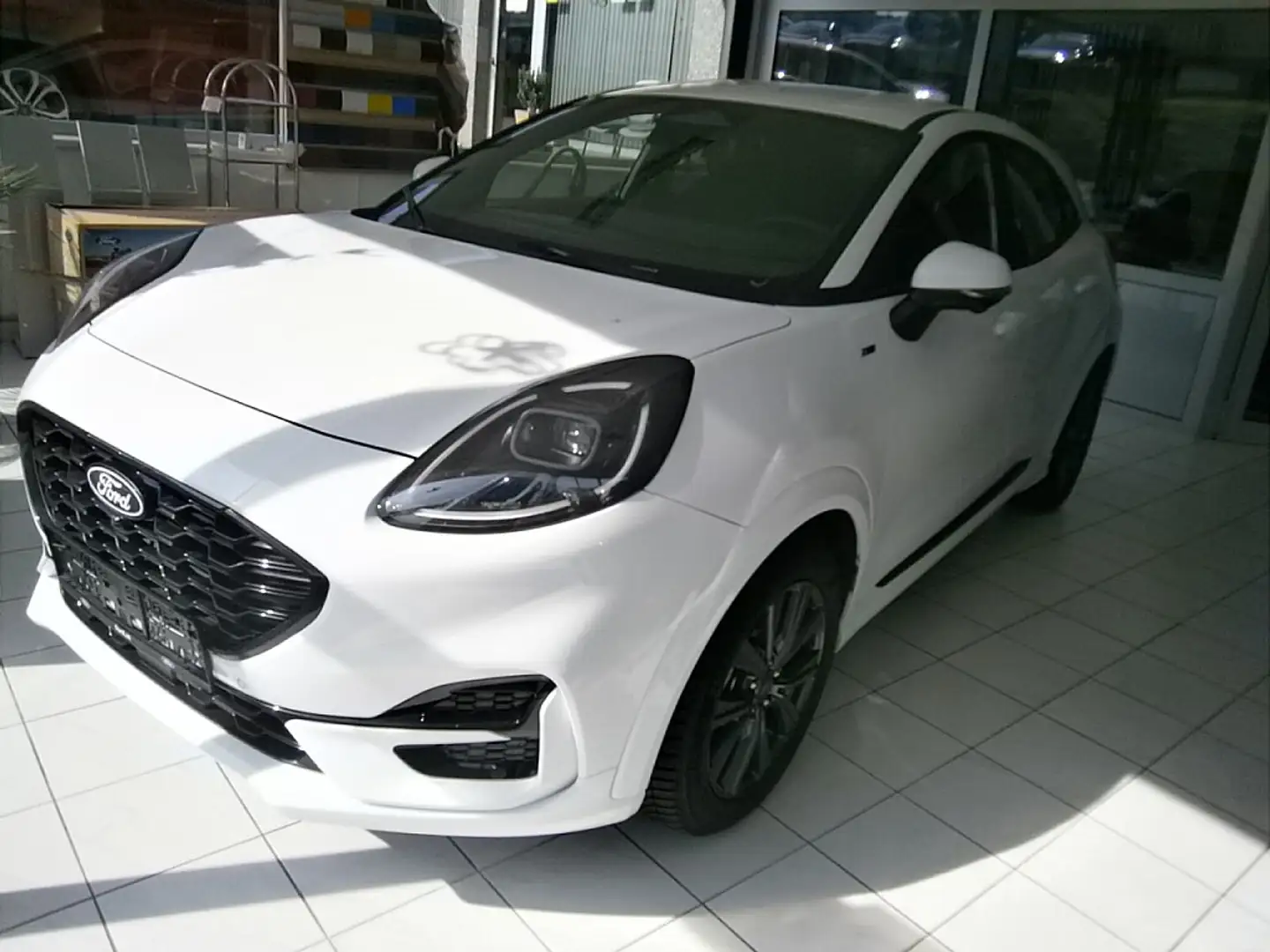 Ford Puma 1,0 EcoBoost Hybrid ST-Line Aut. Blanc - 1