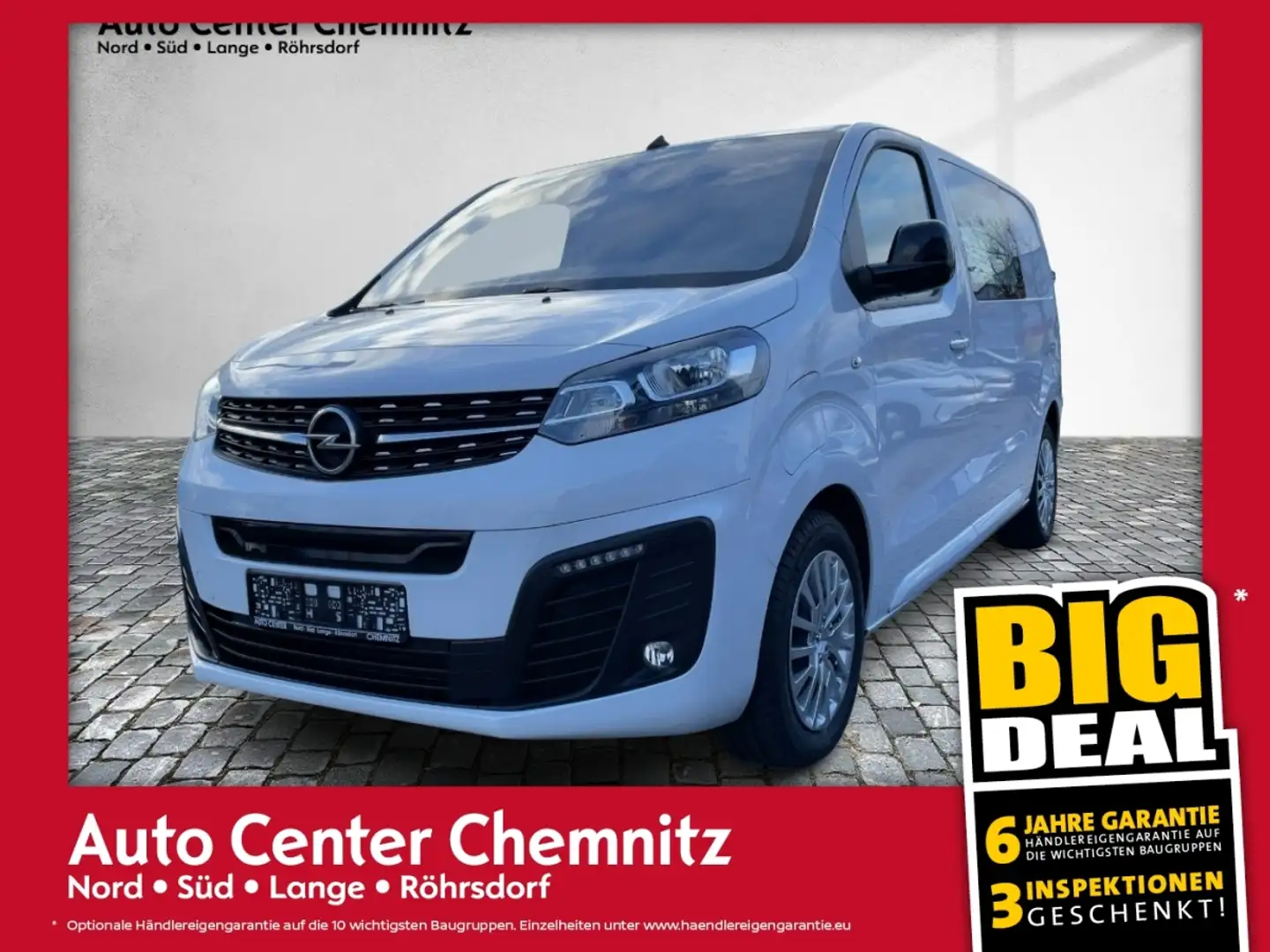 Opel Vivaro Kasten -e (75kWh) (L2) Edition M 2xKlima Weiß - 1