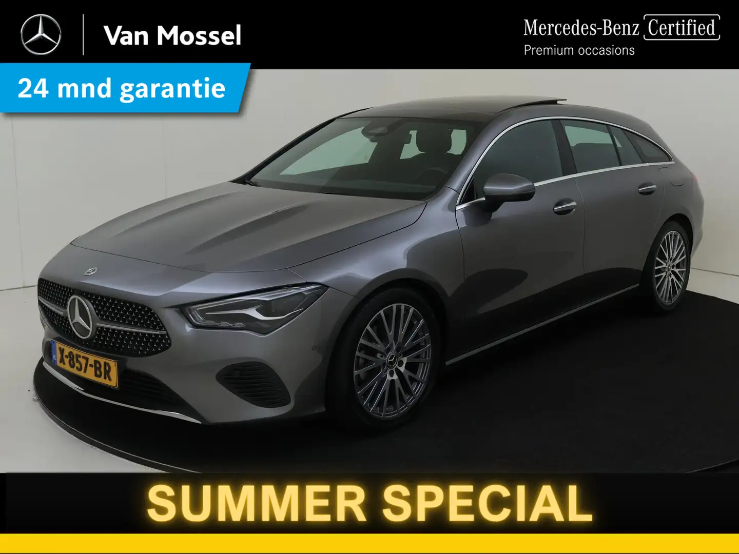 Mercedes-Benz CLA 180 Shooting Brake Luxury Line / Panorama dak / Parkee Grijs - 1