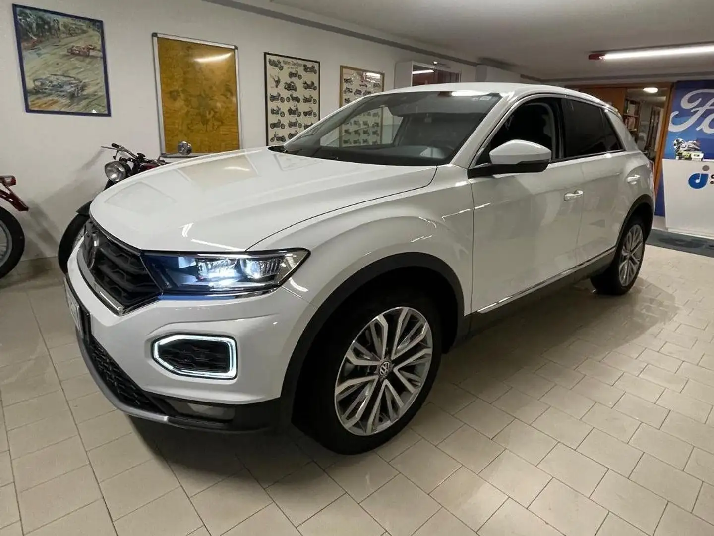 Volkswagen T-Roc T-Roc 2.0 tdi Advanced 4motion dsg Blanc - 2