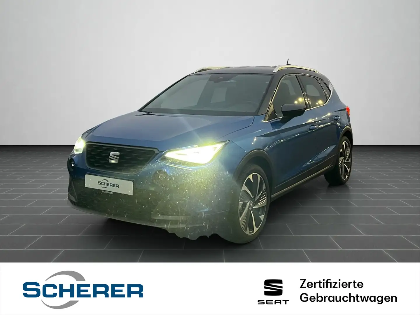 SEAT Arona 1.0 TSI FR Navi, Travel Assist, ACC, RFK, Blau - 1