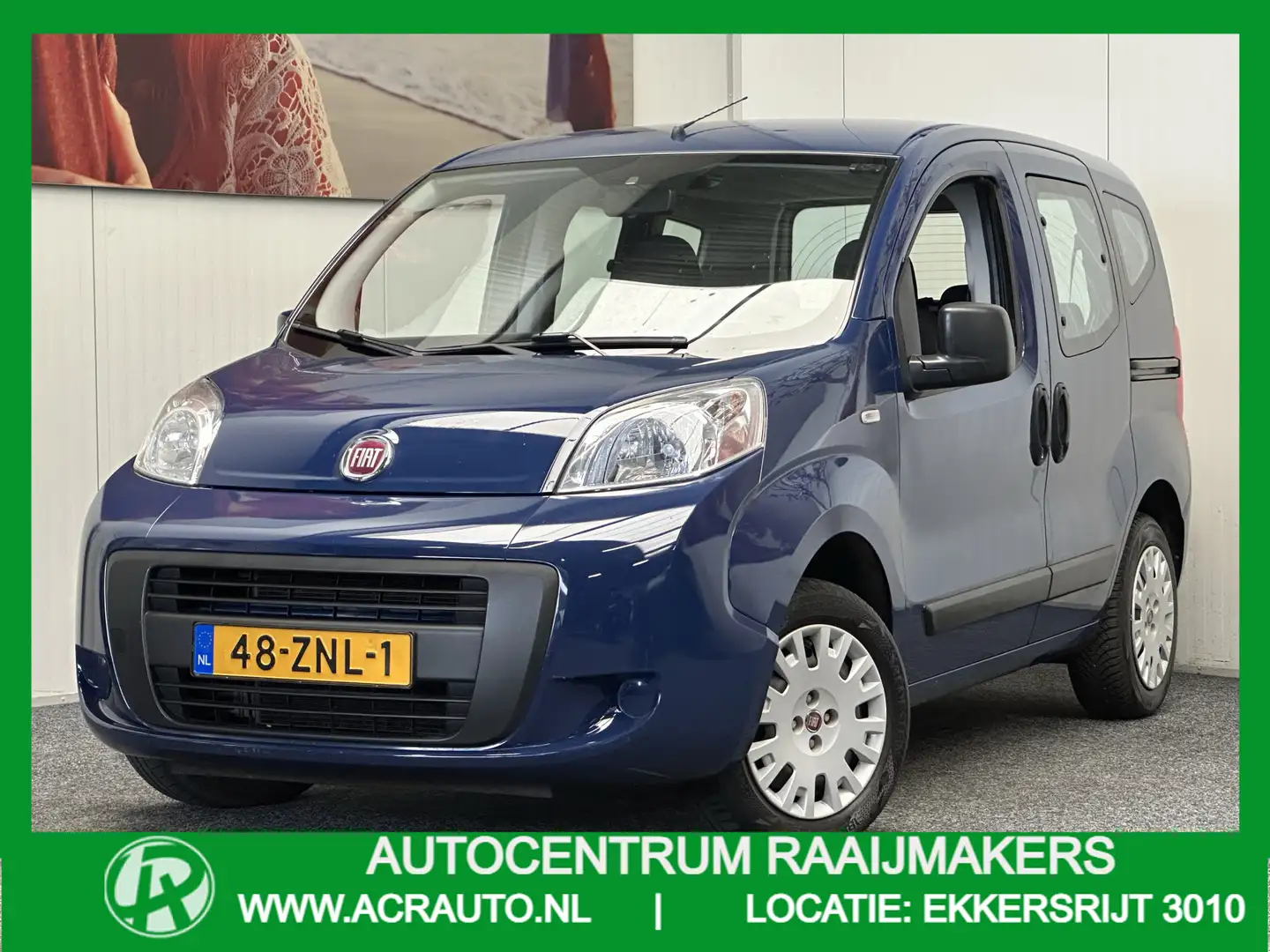 Fiat Qubo 1.4 NAT.POW. ACTUAL AIRCO ELEKTRISCHE RAMEN VOOR R Albastru - 1