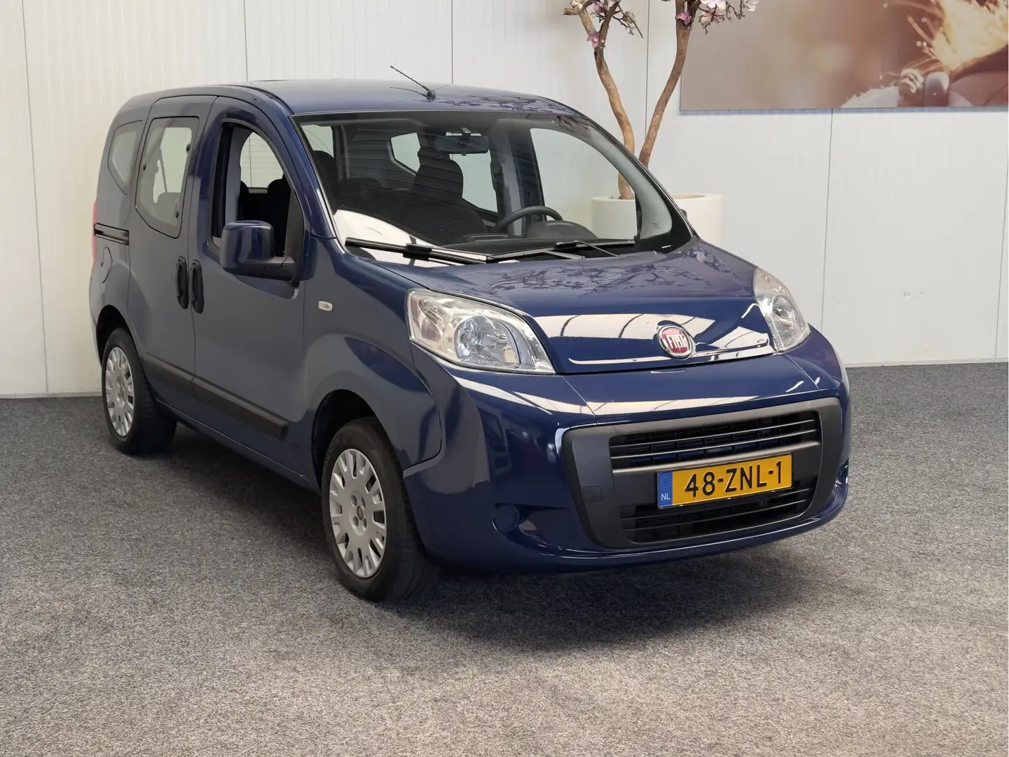 Fiat Qubo 1.4 NAT.POW. ACTUAL AIRCO ELEKTRISCHE RAMEN VOOR R Albastru - 2