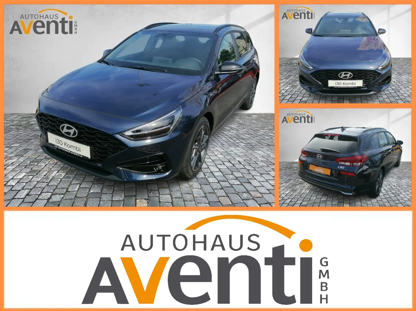 Hyundai i30 Kombi Advantage *Navi*Voll-LED*SHZ*RFK*LRH* Bleu - 1