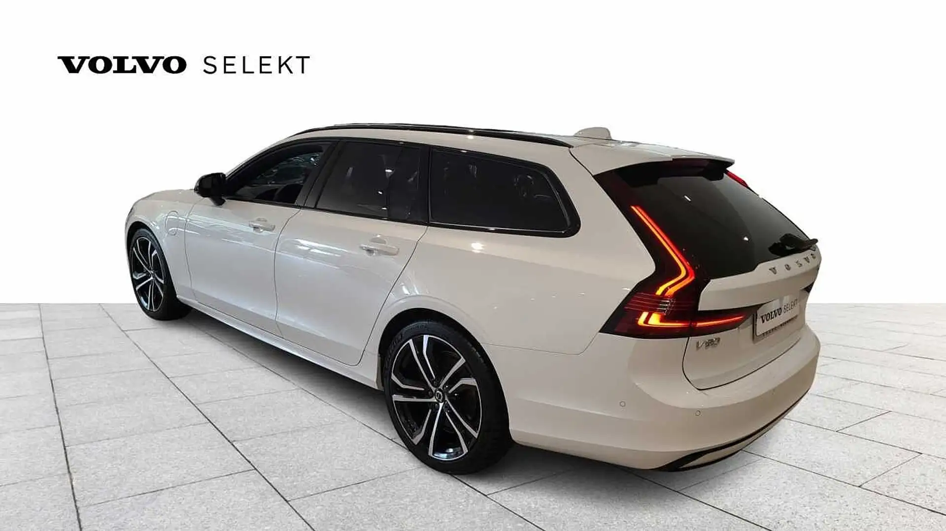 Volvo V90 Recharge Ultimate, T8 AWD plug-in hybrid, Elektris Weiß - 2