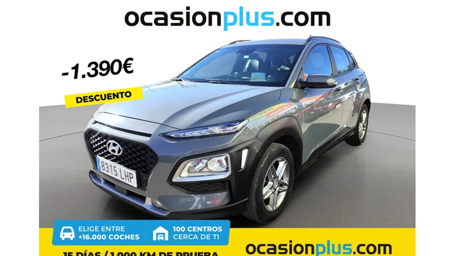 Hyundai KONA 1.0 TGDI SLE 4x2 Gris - 1