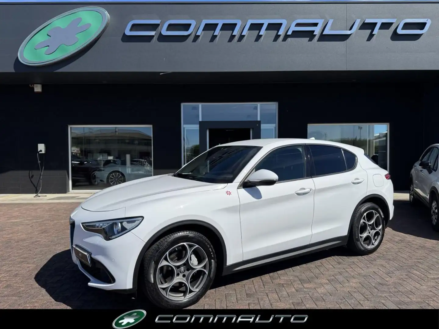 Alfa Romeo Stelvio 2.2 Turbodiesel 190 CV AT8 Q4 Sprint Blanc - 1