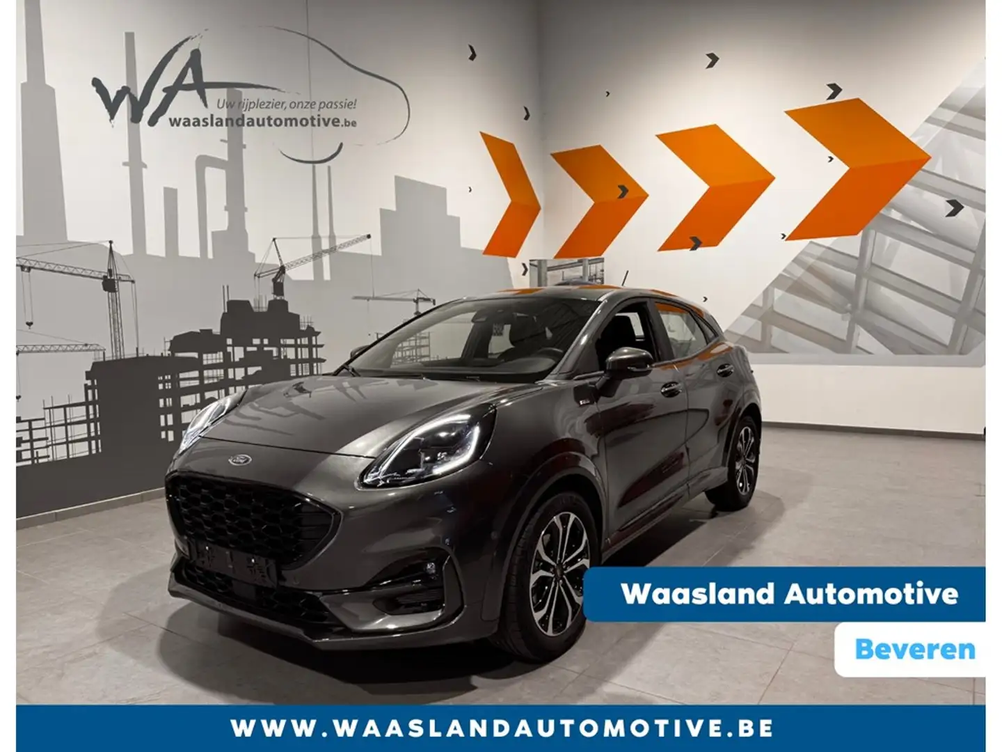 Ford Puma 1.0i MHEV 125pk - St-Line Gris - 1
