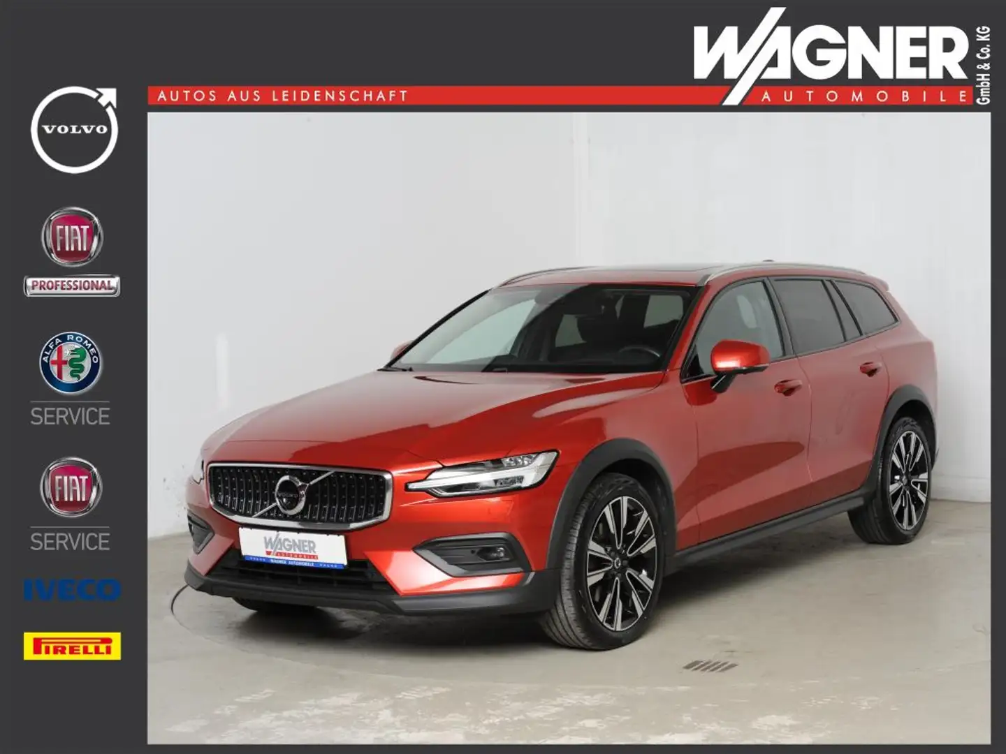 Volvo V60 Cross Country B4 D AWD Geartronic Pro *Bowers&Wilkins*Lichtpak.* Rot - 1