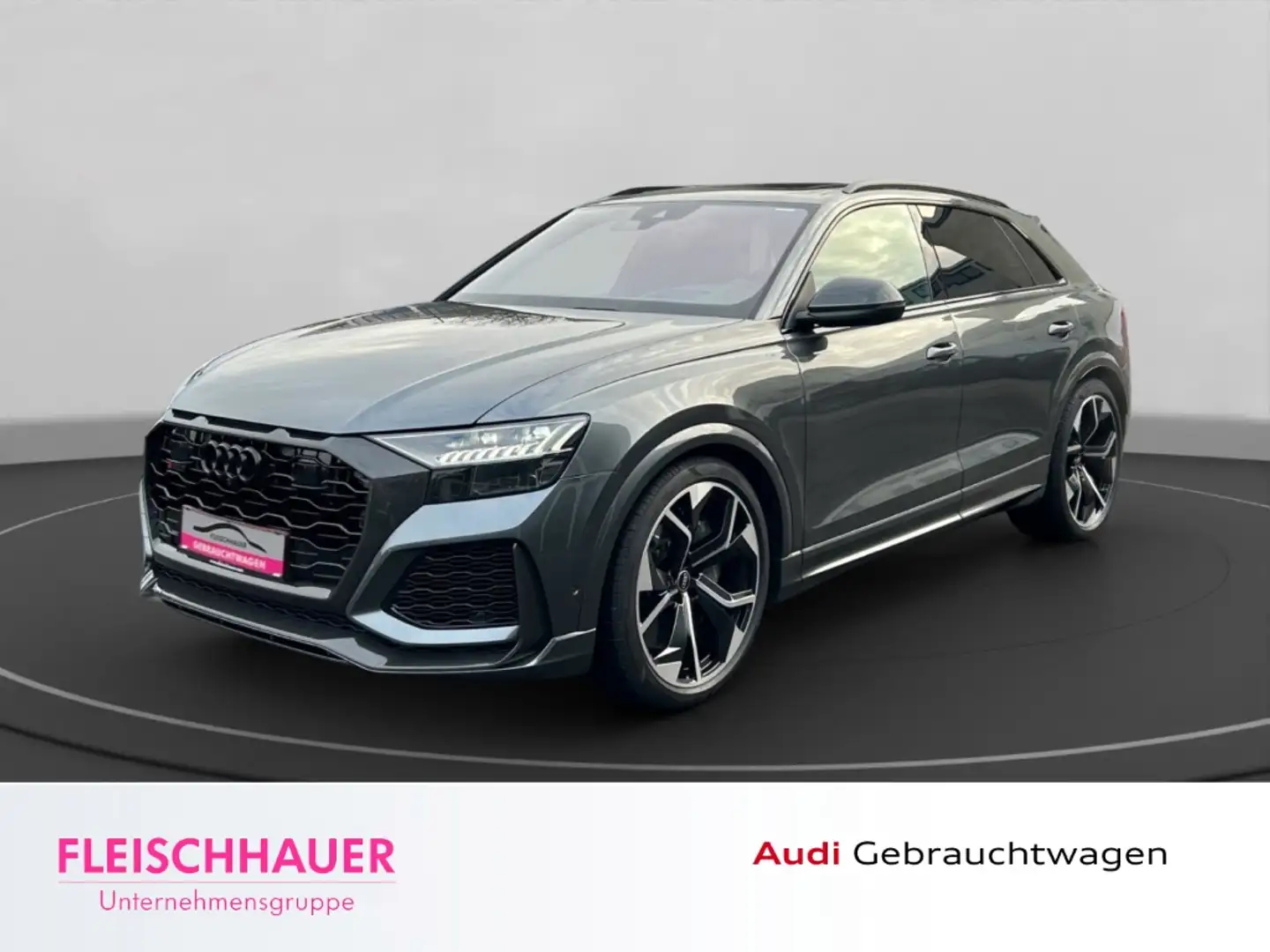 Audi RS Q8 4.0 TFSI quattro+BANG & OLUFSEN+AHK+305km/h Сірий - 1
