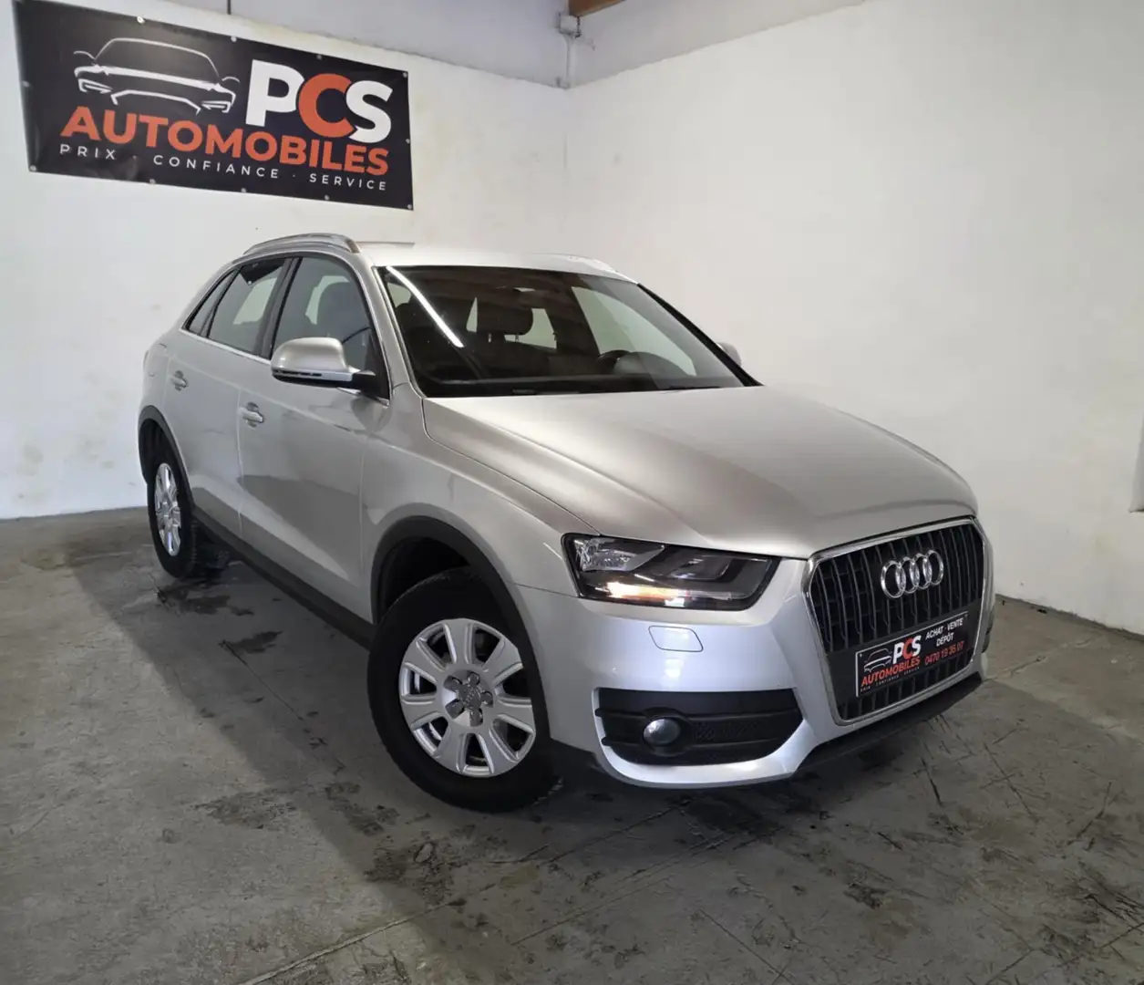 Audi Q3 2.0 TDi*PDC*ATT. REMORQUE*GARANTIE 12 MOIS... Blanc - 2