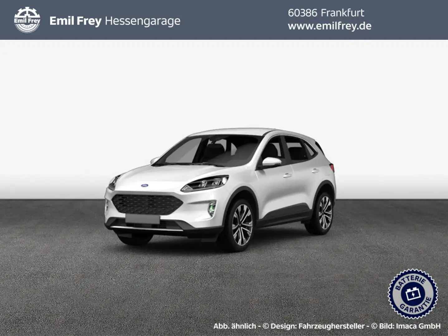 Ford Kuga 2.5 Duratec PHEV TITANIUM Wit - 1