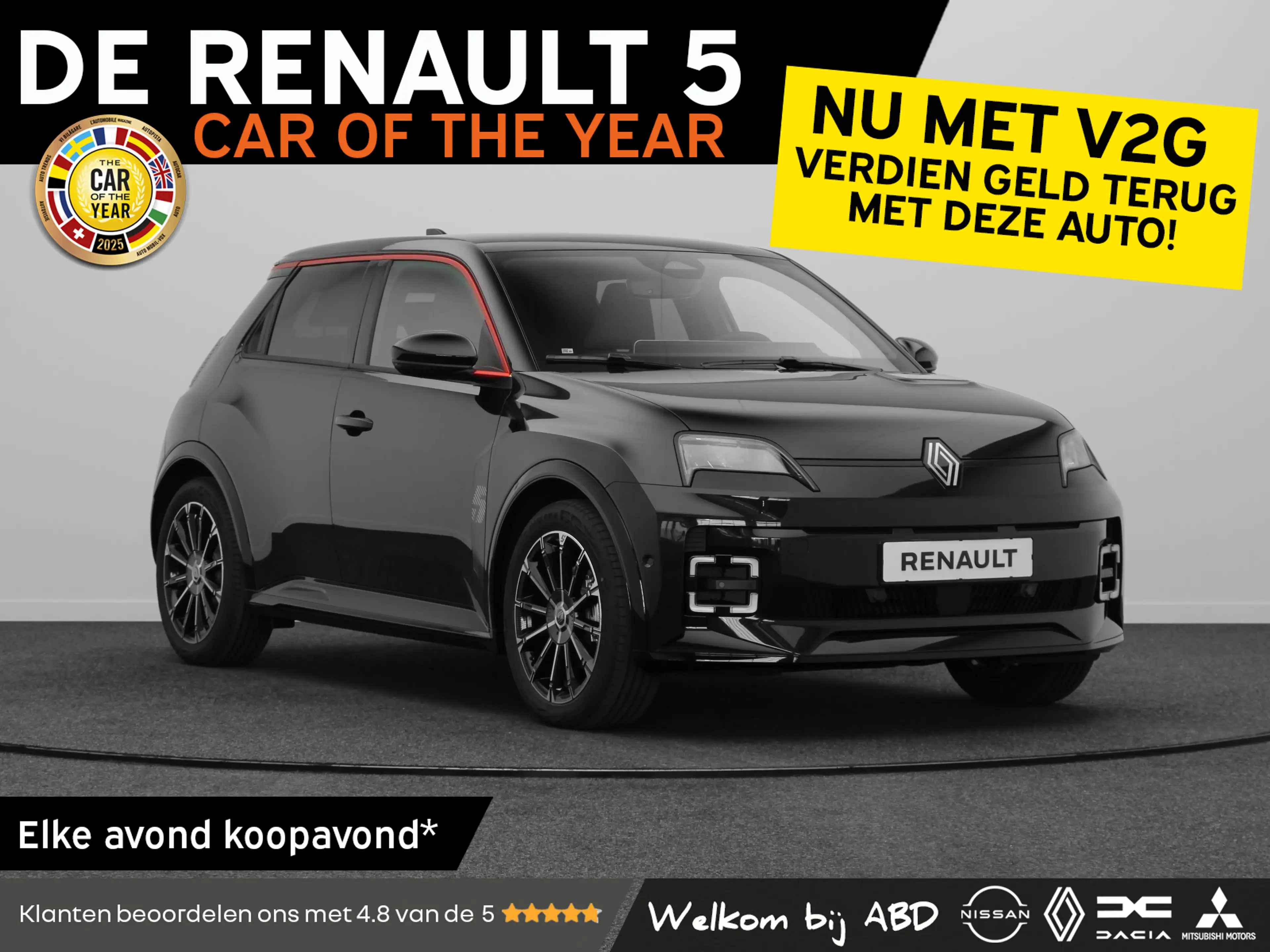 Renault R 5 Iconic cinq Comfort range | Achteruitrijcamera | E