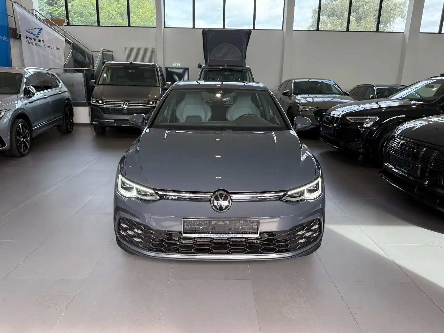 Volkswagen Golf VIII GTD 2.0 TDI DSG AID/ACC/MATRIX/MEM/AHK Gris - 2