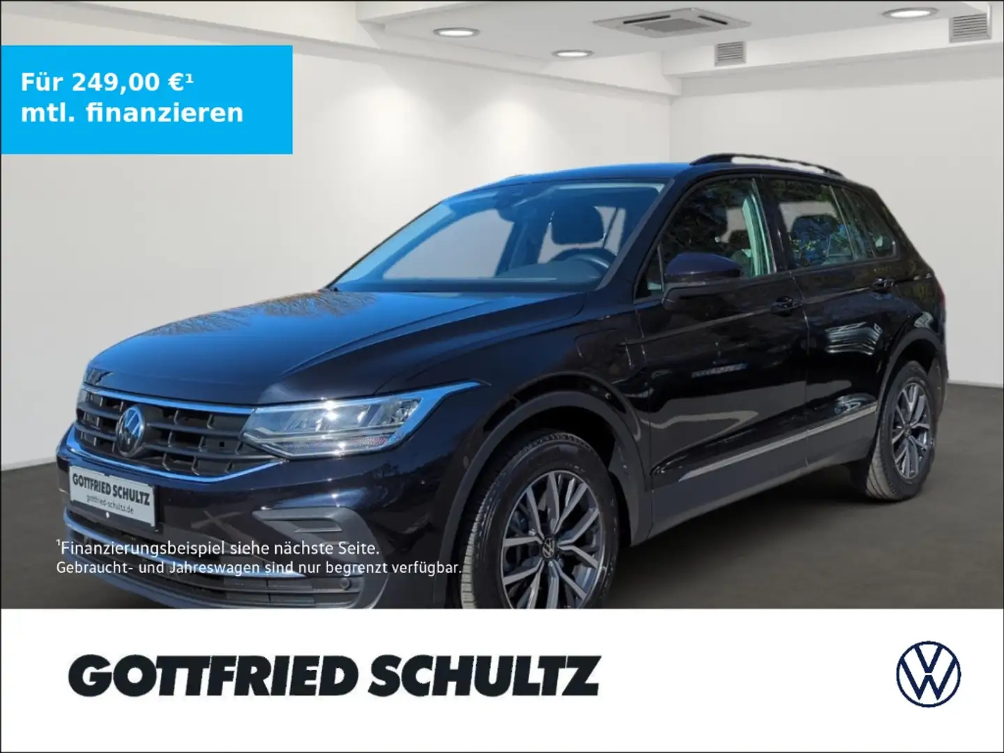 Volkswagen Tiguan 1.4 TSI Life eHybrid LED NAVI SHZ AHK Schwarz - 1