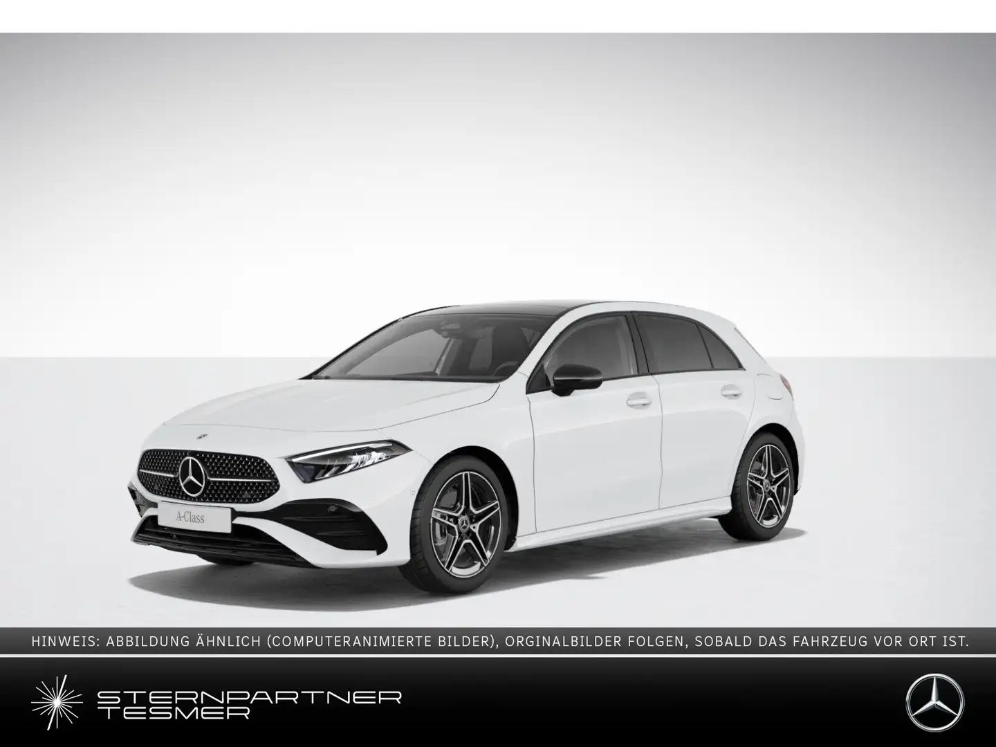 Mercedes-Benz A 200 AMG+MBUX+PANO+NIGHT-PAKET+AMBIENTE+KAMERA Weiß - 1