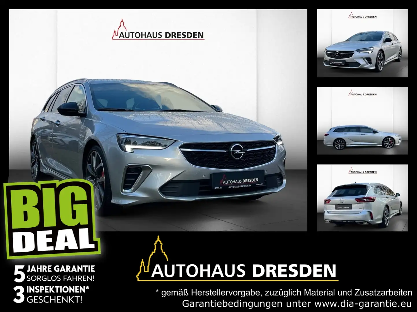 Opel Insignia B Sports Tourer 2.0 SHT GSi ACC+LED+LM Argintiu - 1