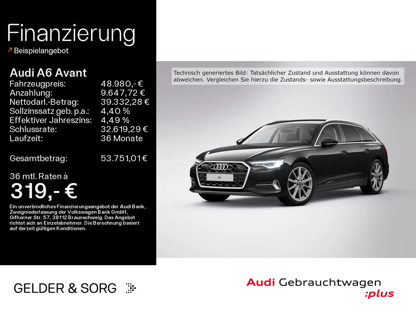 Audi A6 50 TFSIe qu. advanced AHK*Matrix*Virtua Schwarz - 1