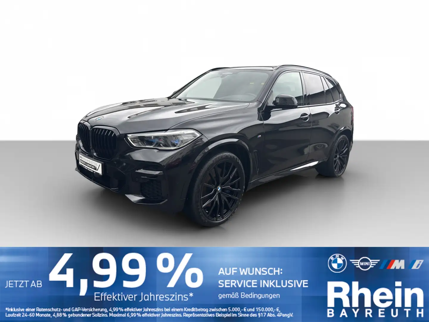 BMW X5 xDrive40d M Sportpaket Navi Laser HUD AHK GSD Navi Schwarz - 1